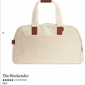 NWT Away Weekender Canvas Duffle Bag